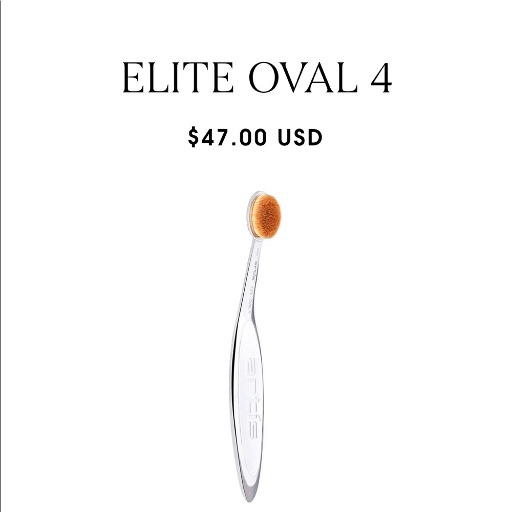 Elite #4 oval brush